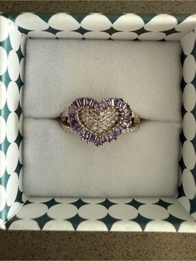 Ryze Party Everwear Heart Ring, size 9